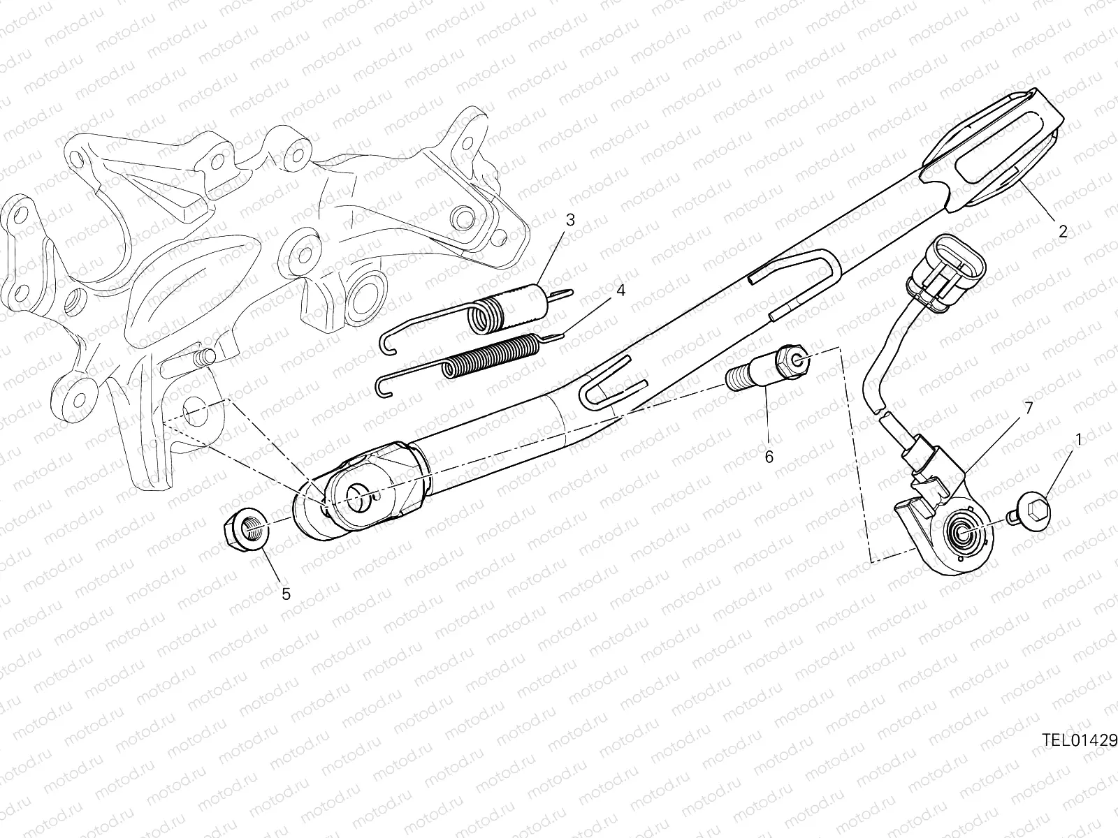 SIDE STAND [MOD:MSV4]