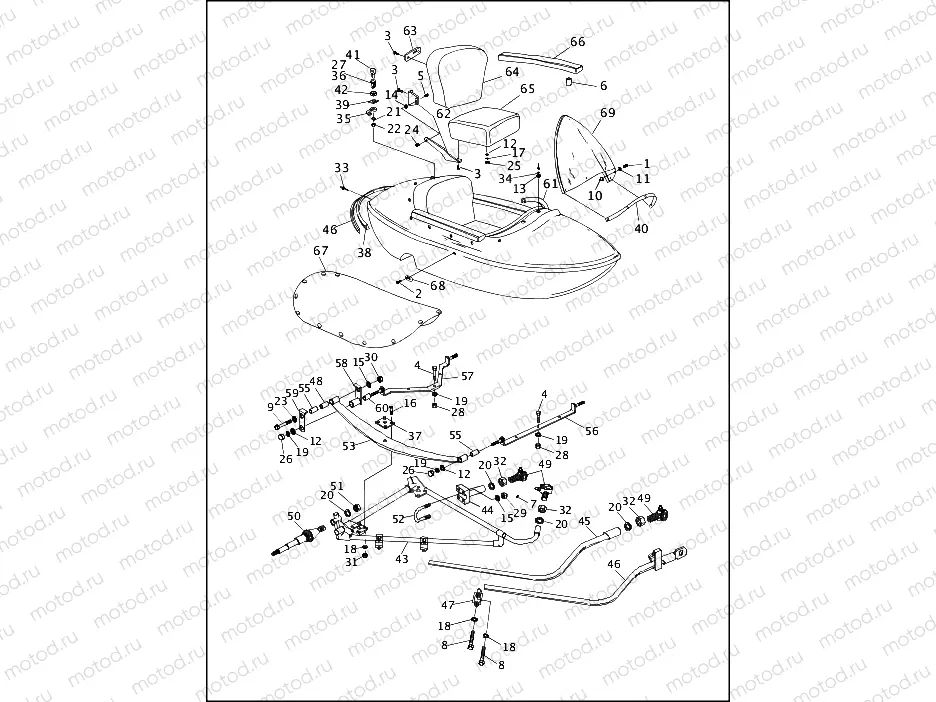 SIDECAR BODY & CHASSIS - RLE (2 OF 2)