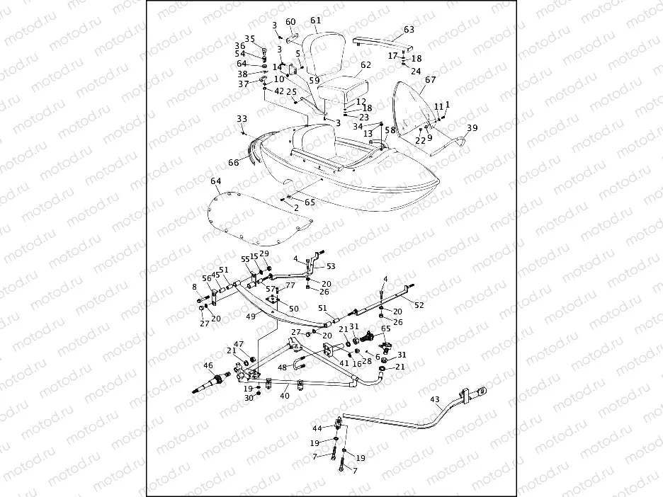SIDECAR BODY & CHASSIS - TLE (2 OF 2)