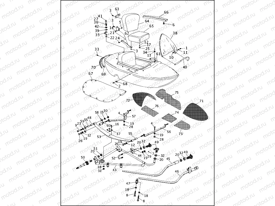 SIDECAR BODY & CHASSIS - TLE & RLE (1 OF 2)