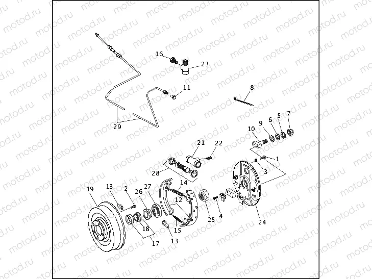 SIDECAR BRAKE - TLE & RLE