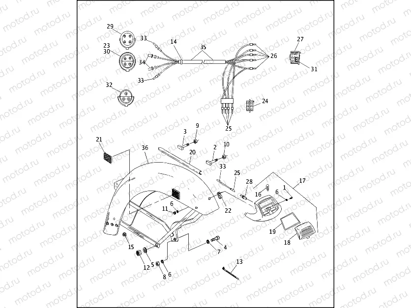 SIDECAR FENDER - RLE