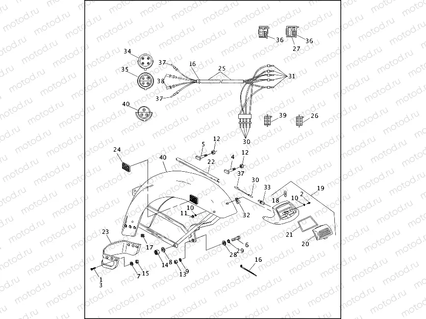 SIDECAR FENDER - TLE & RLE