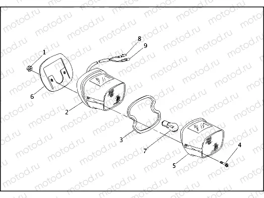SIDECAR TAIL LAMP