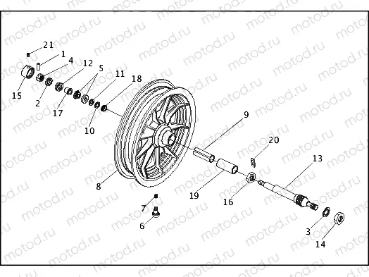 SIDECAR WHEEL - TLE & RLE