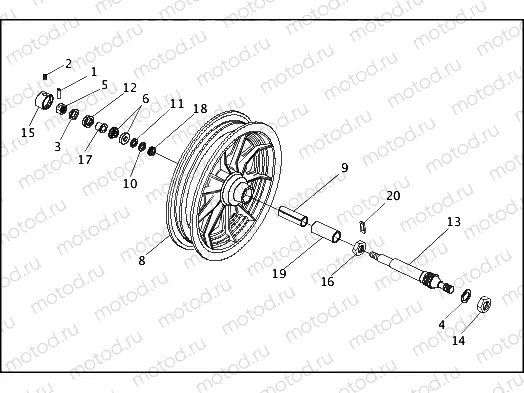 SIDECAR WHEEL - TLE & RLE
