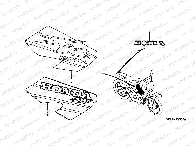 SIGN F-23 (XR50RY / 1)