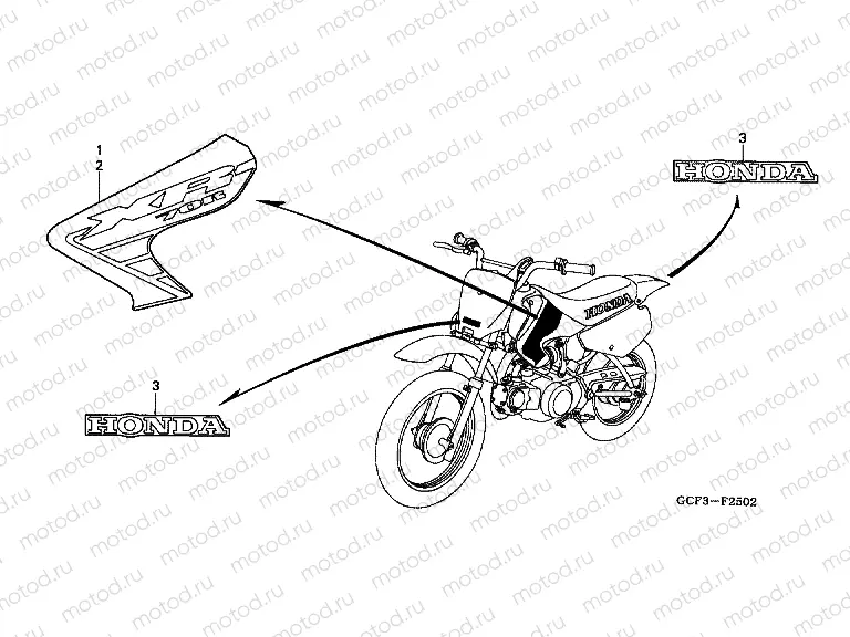 SIGN F-25-2 (XR70R2)