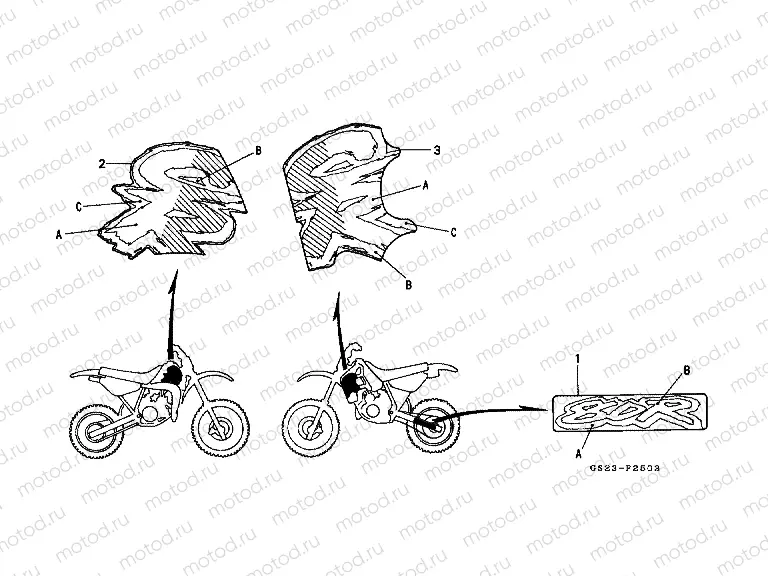 SIGN F-25-3 (CR80RP)