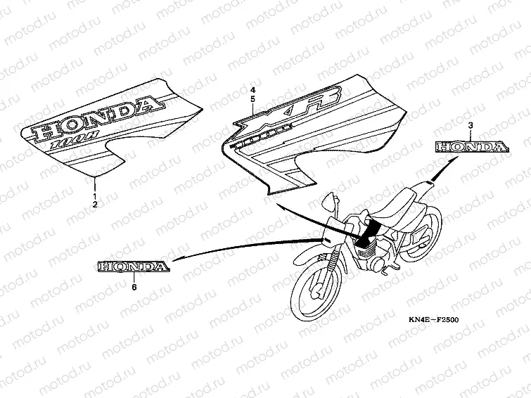 SIGN F-25 (XR100R1 / 2)