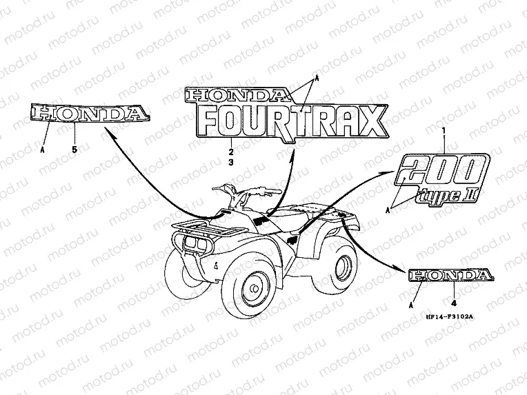 SIGN F-31-2 (TRX200D) (92, 93)