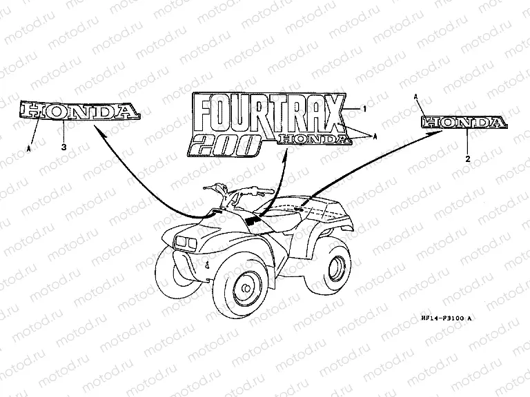 SIGN F-31 (TRX200)