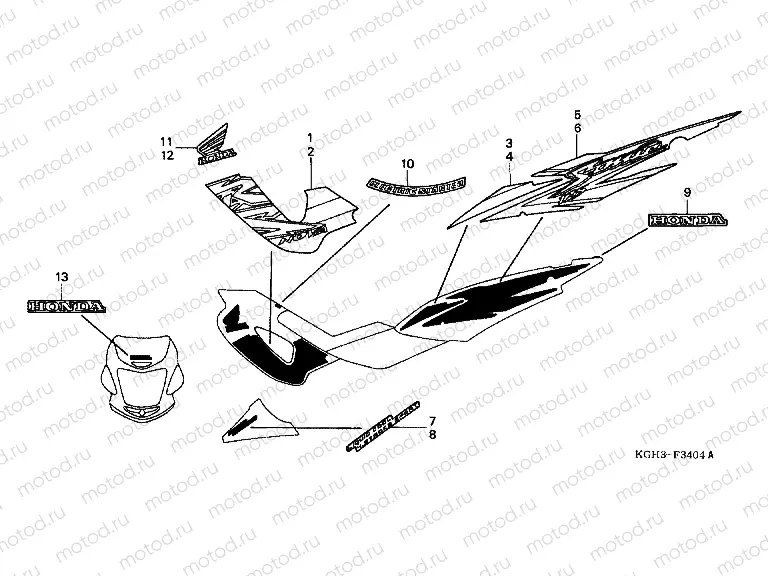 SIGN F-34-4 (FS1253 / M3)