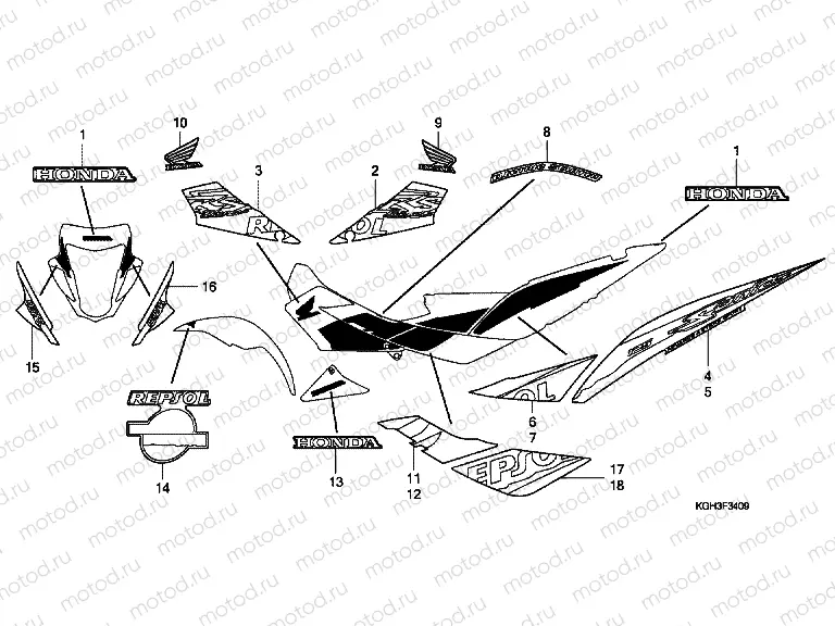 SIGN F-34-9 (FS1255-YA / YB)