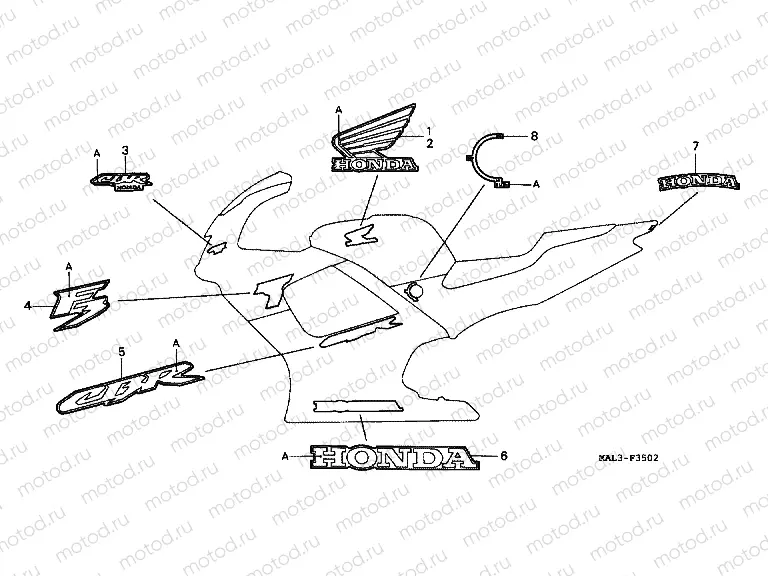 SIGN F-35-2 (CBR600F3V-TYPE3)