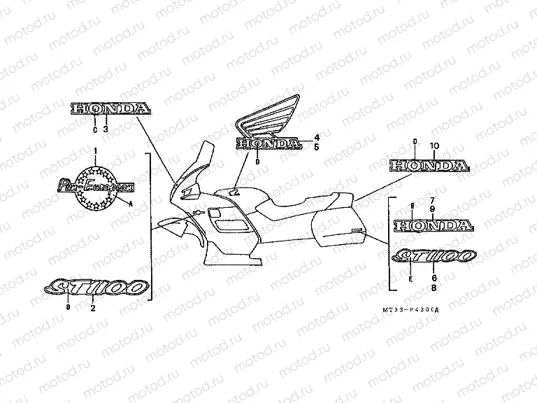 SIGN F-43 (ST1100L / M)