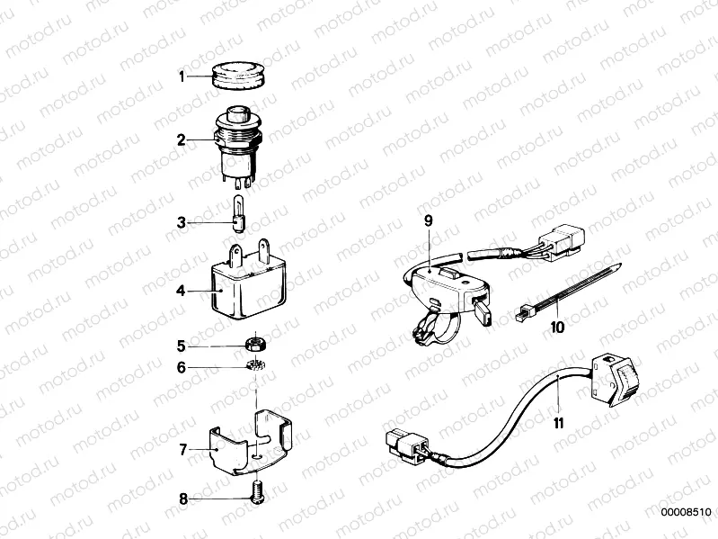 Signalling light-SWITCH