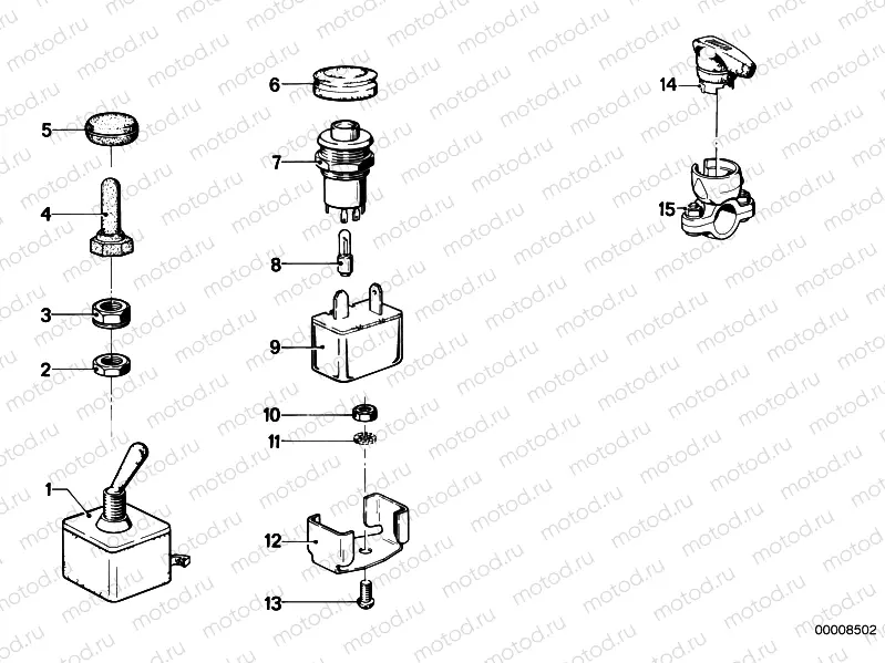 Signalling light-SWITCH
