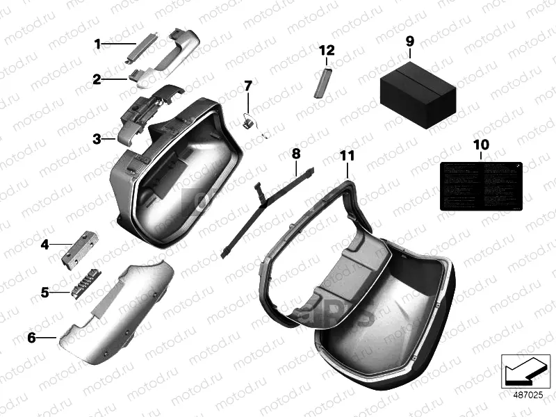 SINGLE COMPONENTS FOR TOURING CASE