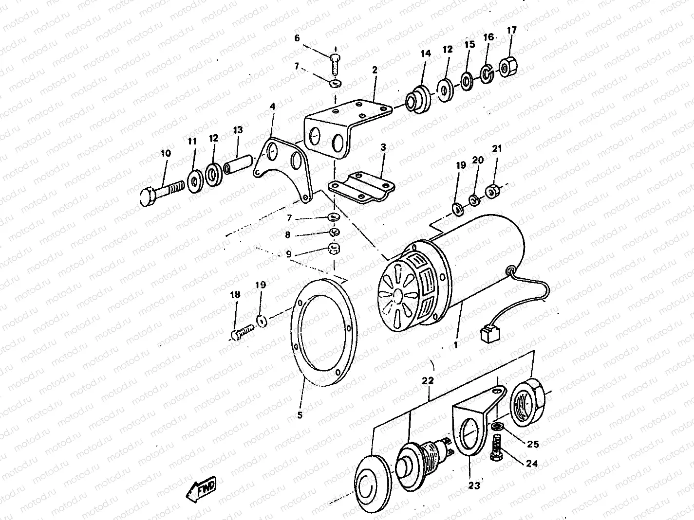 SIRENA Y INTERRUPTOR
