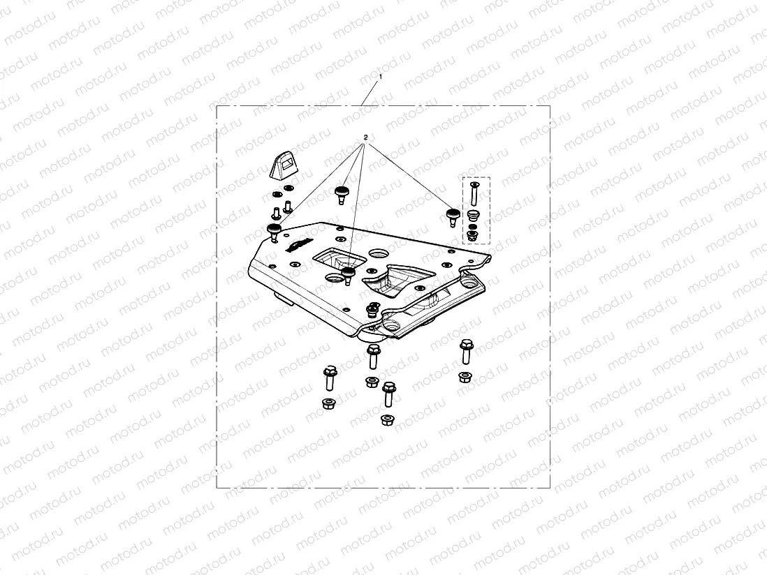 Sliding Carriage Kit (Aluminium Luggage)