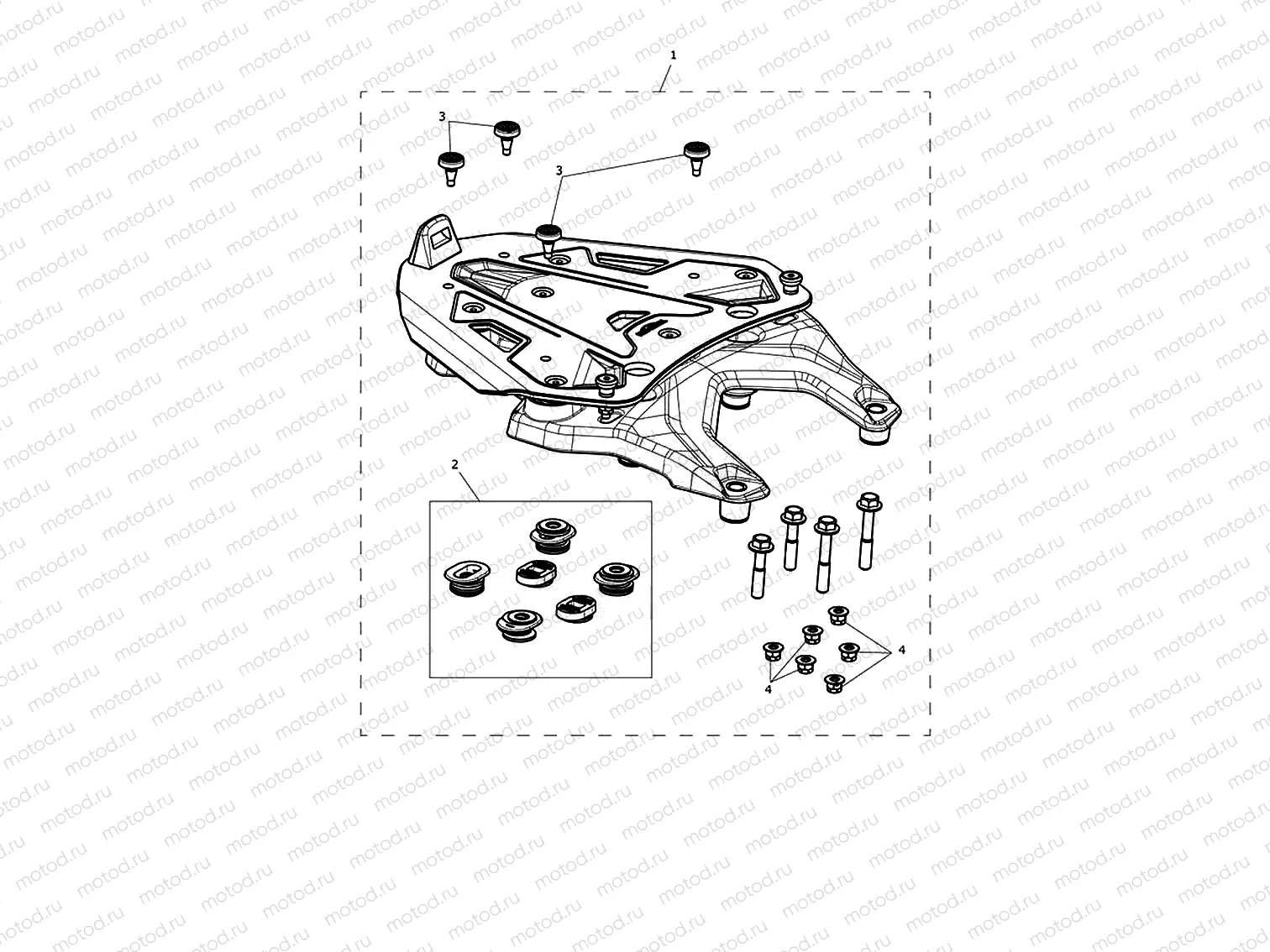 Sliding carriage kit (trekker)