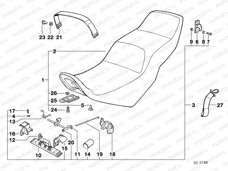 Sliding dual seat