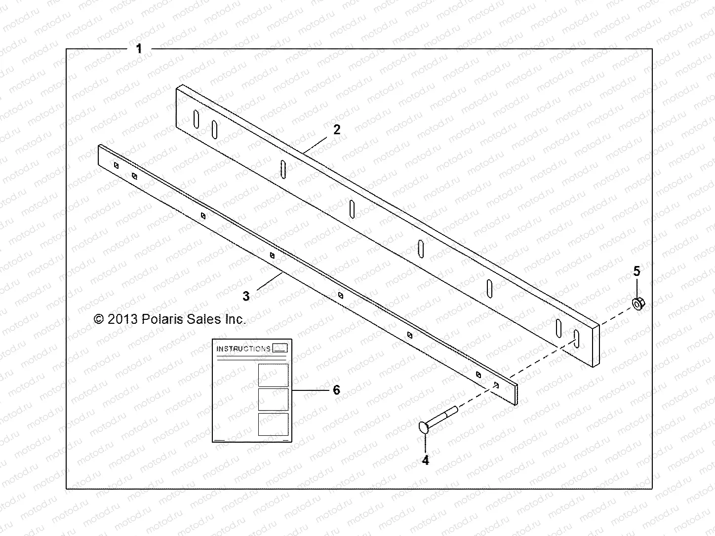 SNOW BLADE | SNOW BLADE, CUTTING EDGE KITS - D151M/2MPD1AJ-BLD (49BRUTUSKITS6740)