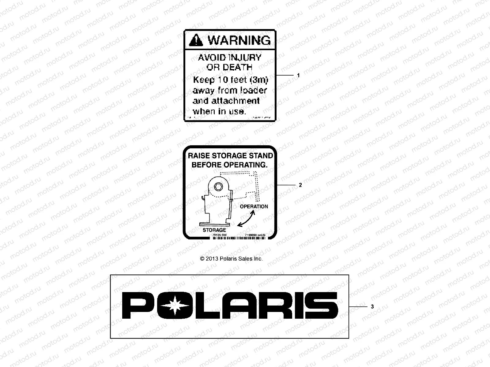 SNOW BLADE | SNOW BLADE, DECALS - D163PD1AJ/B4-BLD (49BRUTUSDECAL6754)
