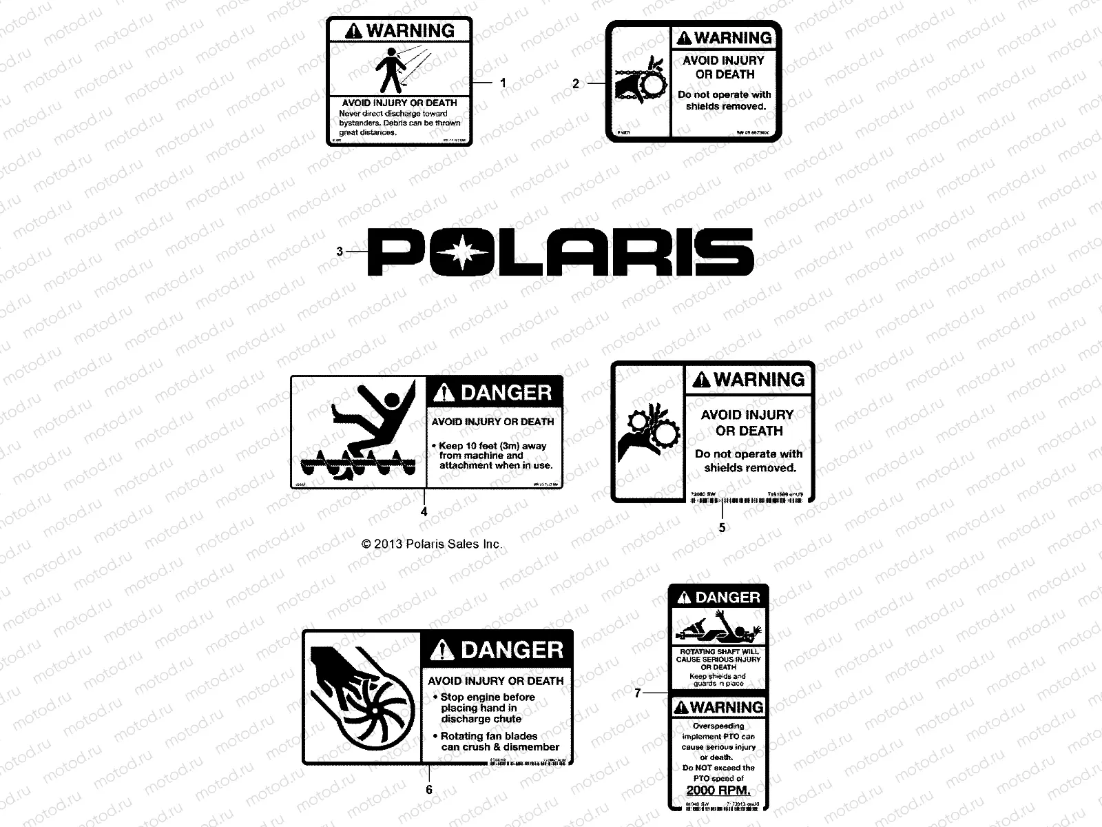 SNOW BLOWER | SNOW BLOWER, DECALS - D132M9JDJ-BLWR (49BRUTUSDECAL6798)
