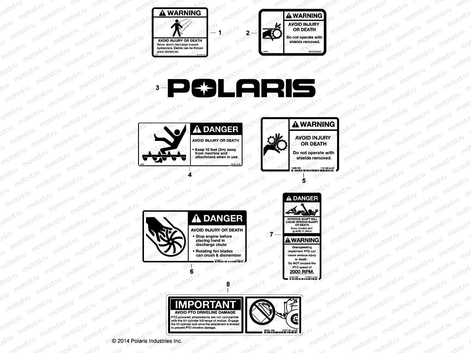 SNOW BLOWER | SNOW BLOWER, DECALS - D163PD1AJ/B4-BLWR (49BRUTUSDECAL14BLWR)