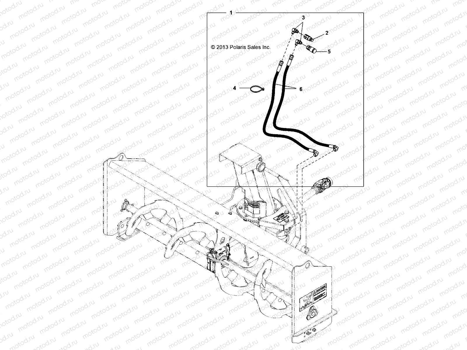 SNOW BLOWER | SNOW BLOWER, HOSE OPTION - D163PD1AJ/B4-BLWR (49BRUTUSOPTIONS6794)