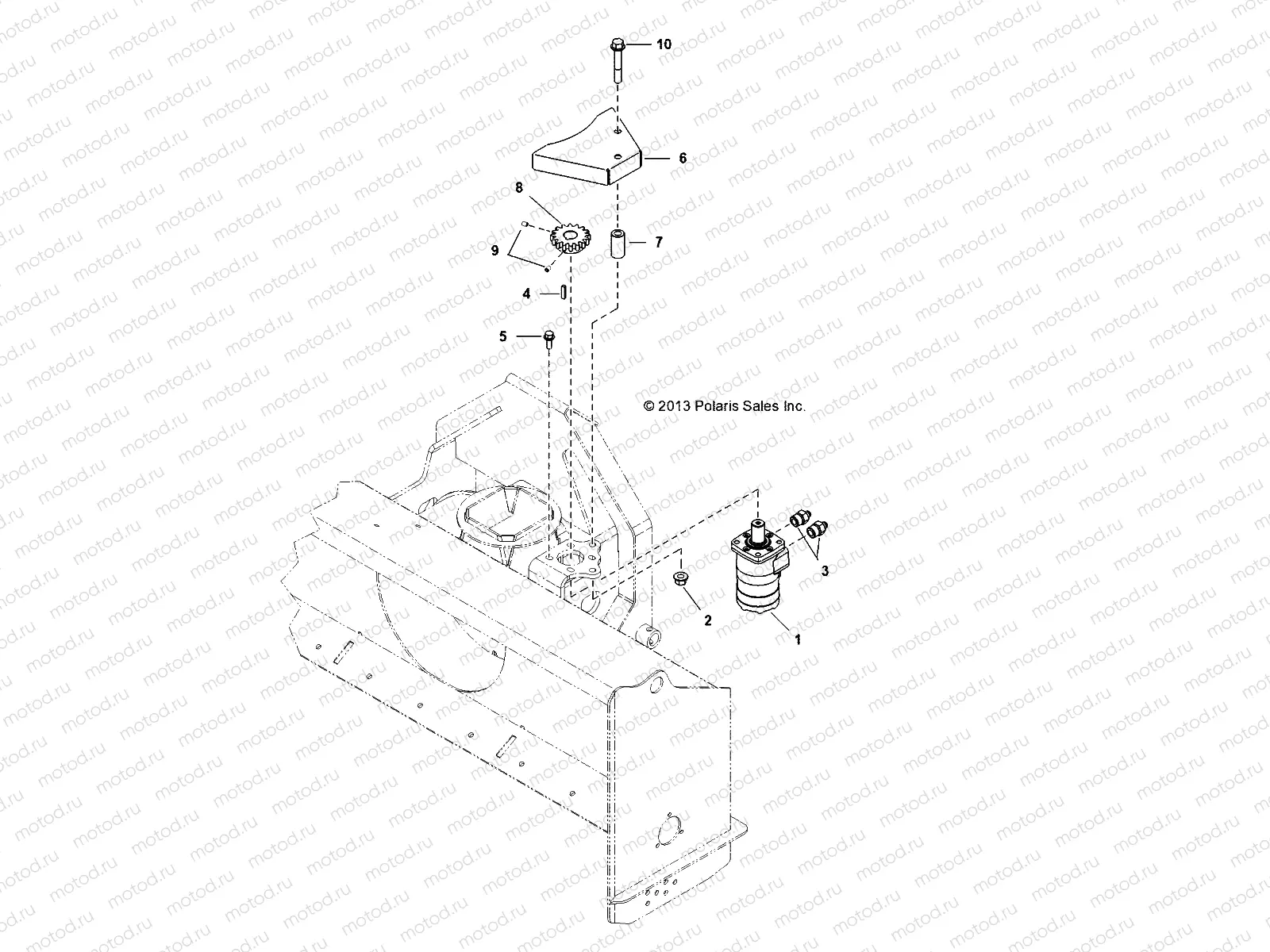 SNOW BLOWER | SNOW BLOWER, HYDRAULIC CIRCUITRY - D142M9JDJ-BLWR (49BRUTUSCIRCUIT6797)