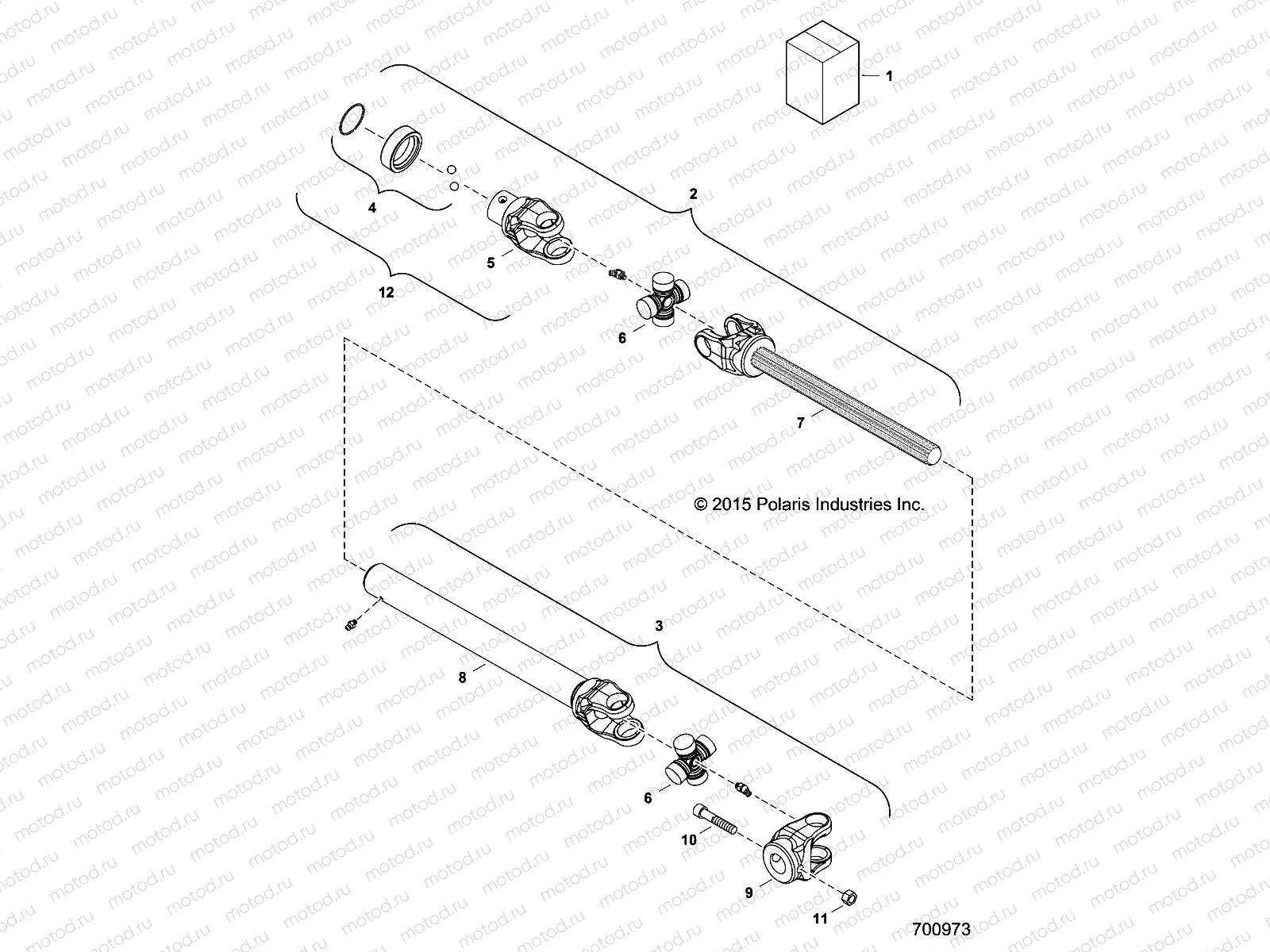 SNOWBLOWER - DRIVE SHAFT (700973) | SNOWBLOWER - DRIVE SHAFT (700973)
