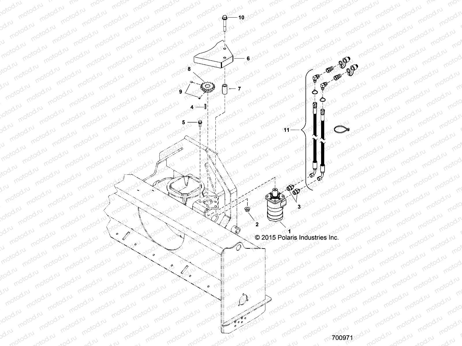 SNOWBLOWER - HYDRAULIC CIRCUITRY (700971) | SNOWBLOWER - HYDRAULIC CIRCUITRY (700971)