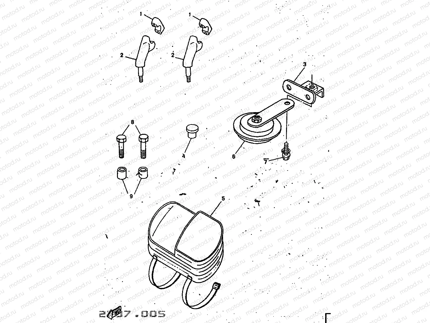 SOPORTES FIJACION MANILLAR. CL