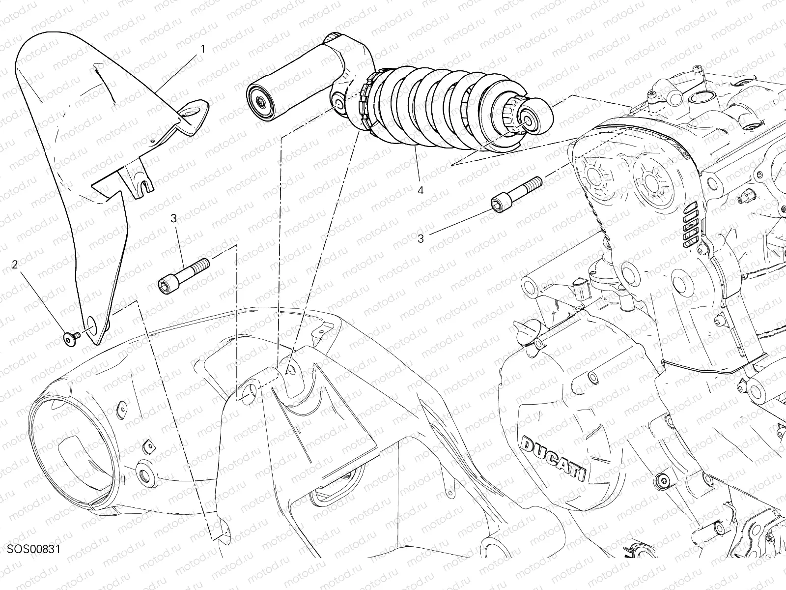 SOSPENSIONE POSTERIORE [MOD:M 1200S]
