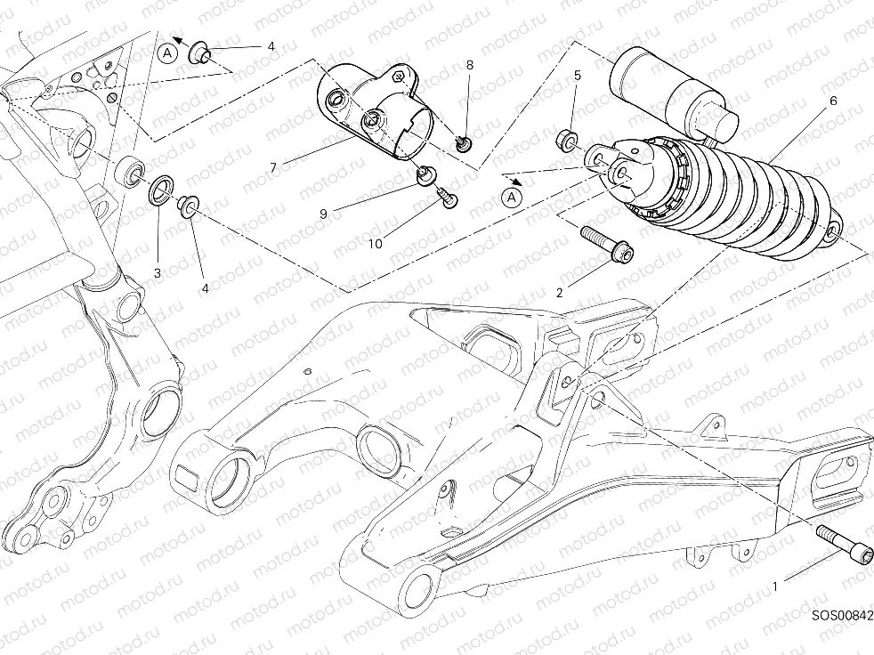 SOSPENSIONE POSTERIORE [MOD:SCR800C]