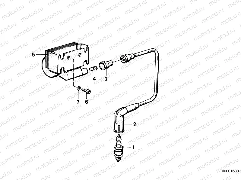Spark plug/ignition wire/ignition coil