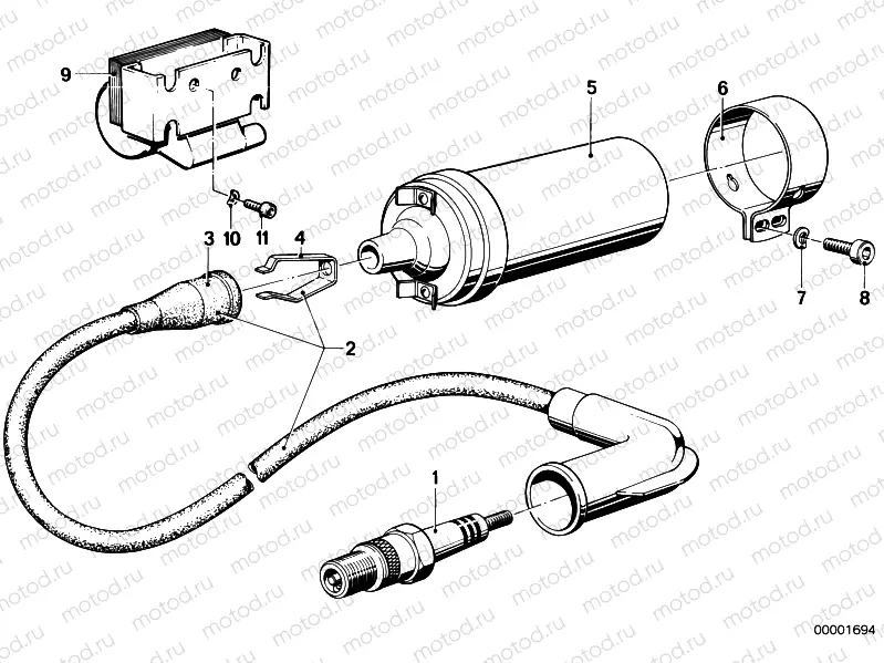 Spark plug/ignition wire/ignition coil
