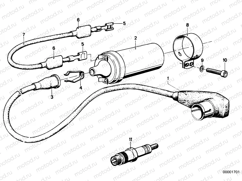 Spark plug/ignition wire/ignition coil