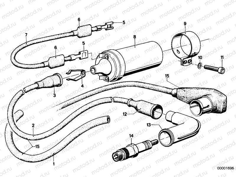 Spark plug/ignition wire/ignition coil