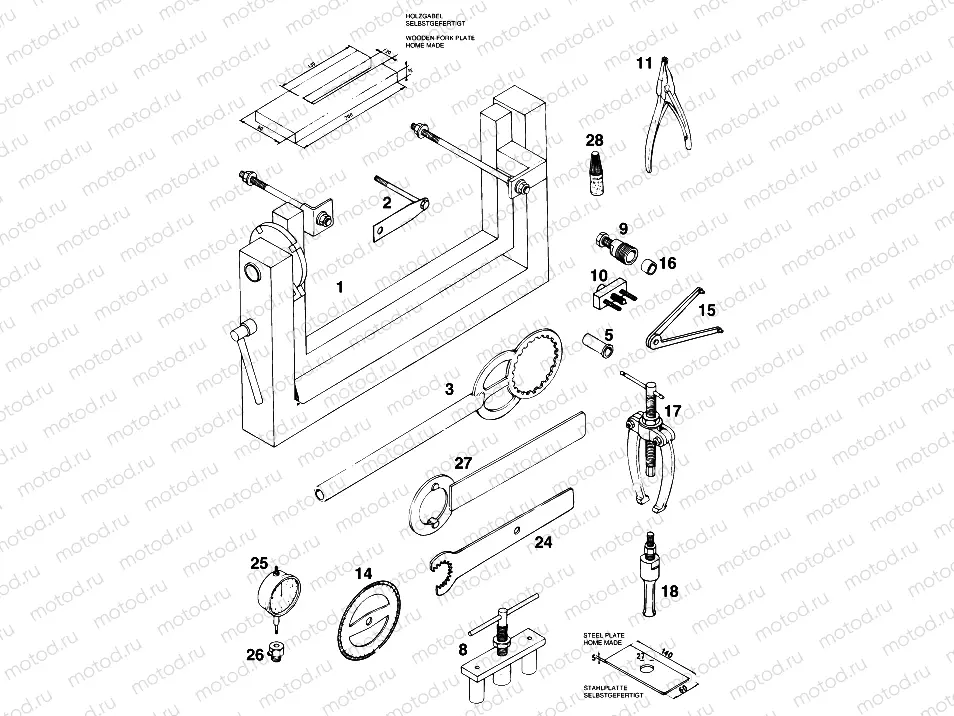 Special tools (engine)
