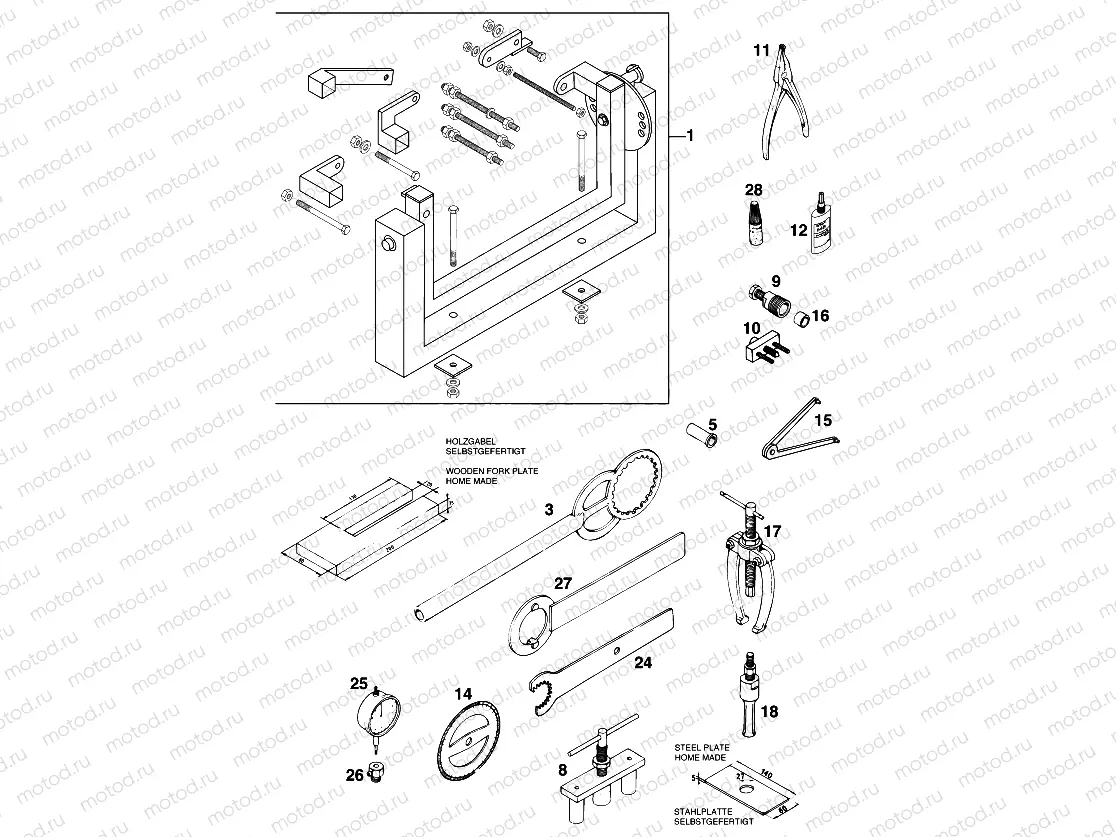 Special tools (engine)