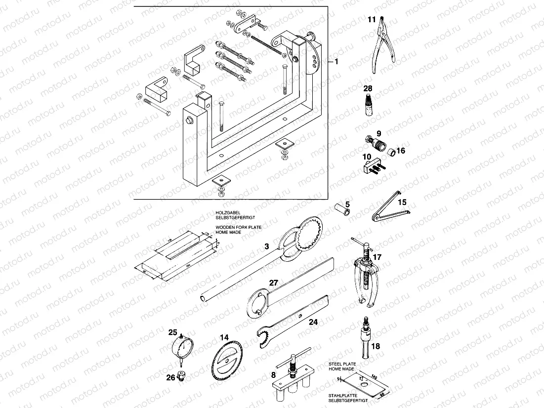 Special tools (engine)