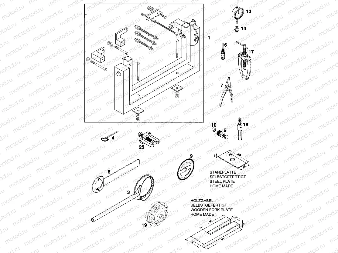 Special tools (engine)