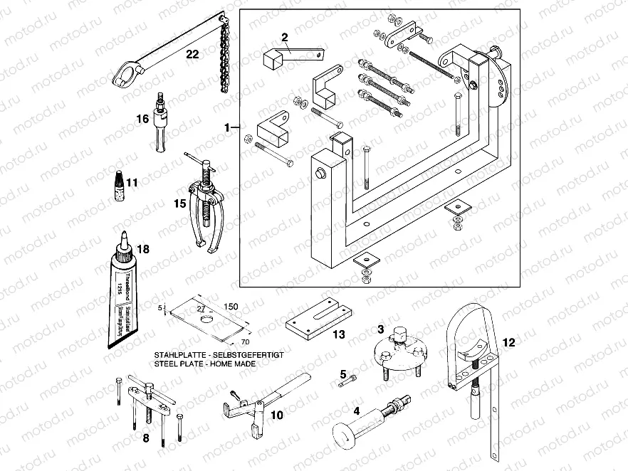 Special tools (engine)