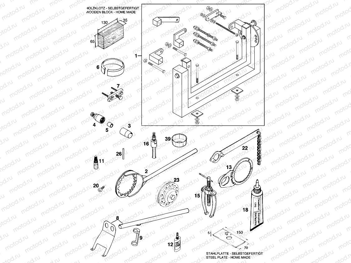 Special tools (engine)