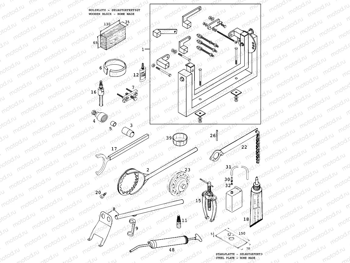 Special tools (engine)