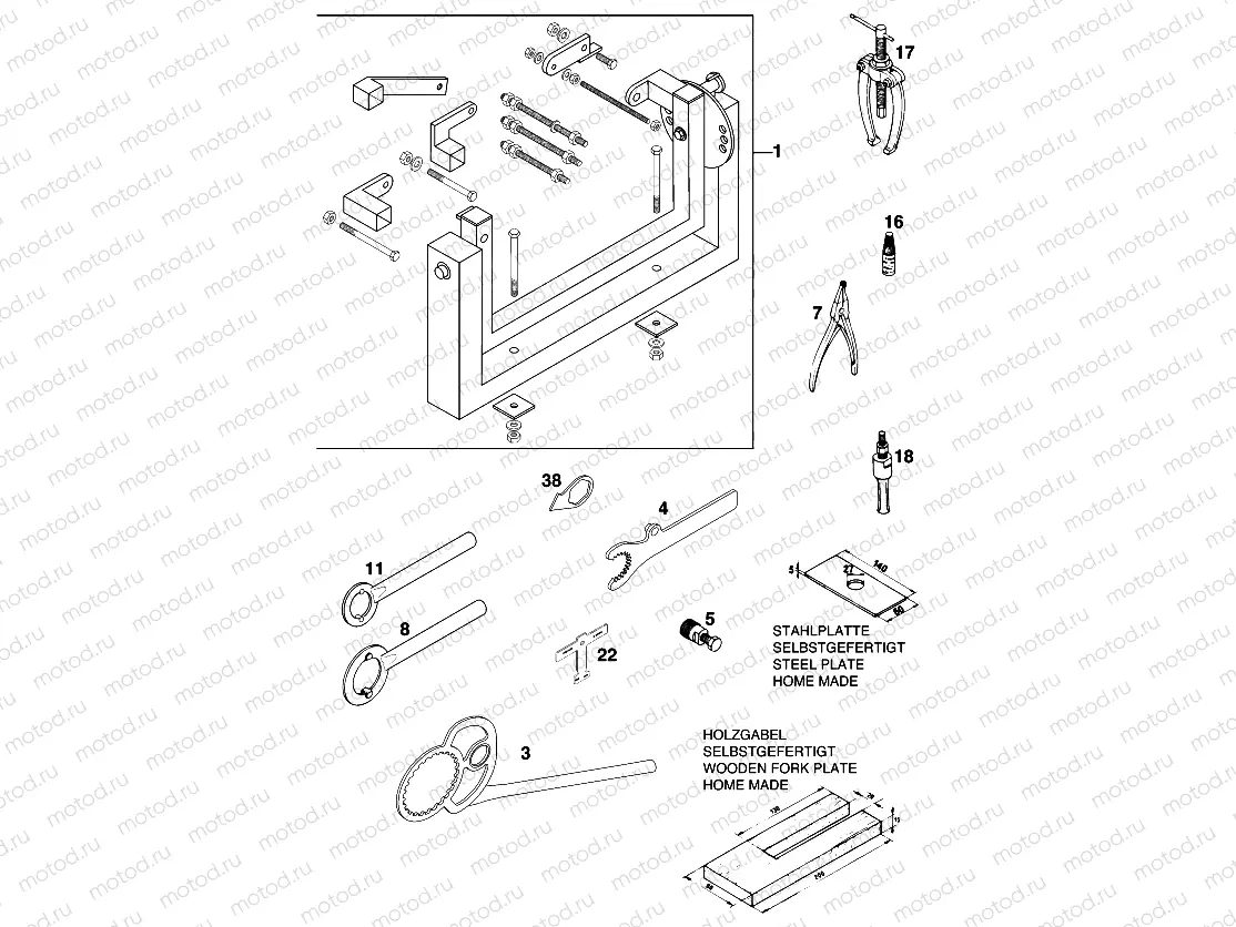 Special tools (engine)
